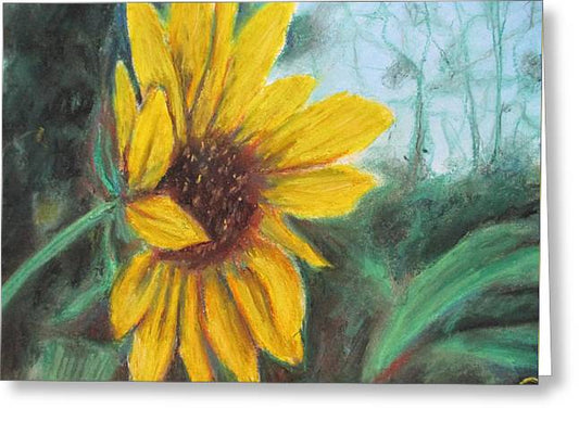 Sunflower View - Greeting Card