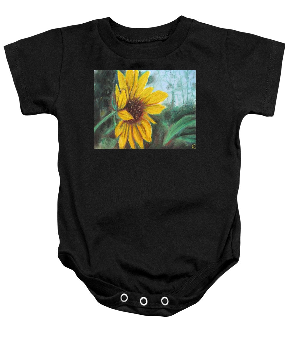 Sunflower View - Baby Onesie