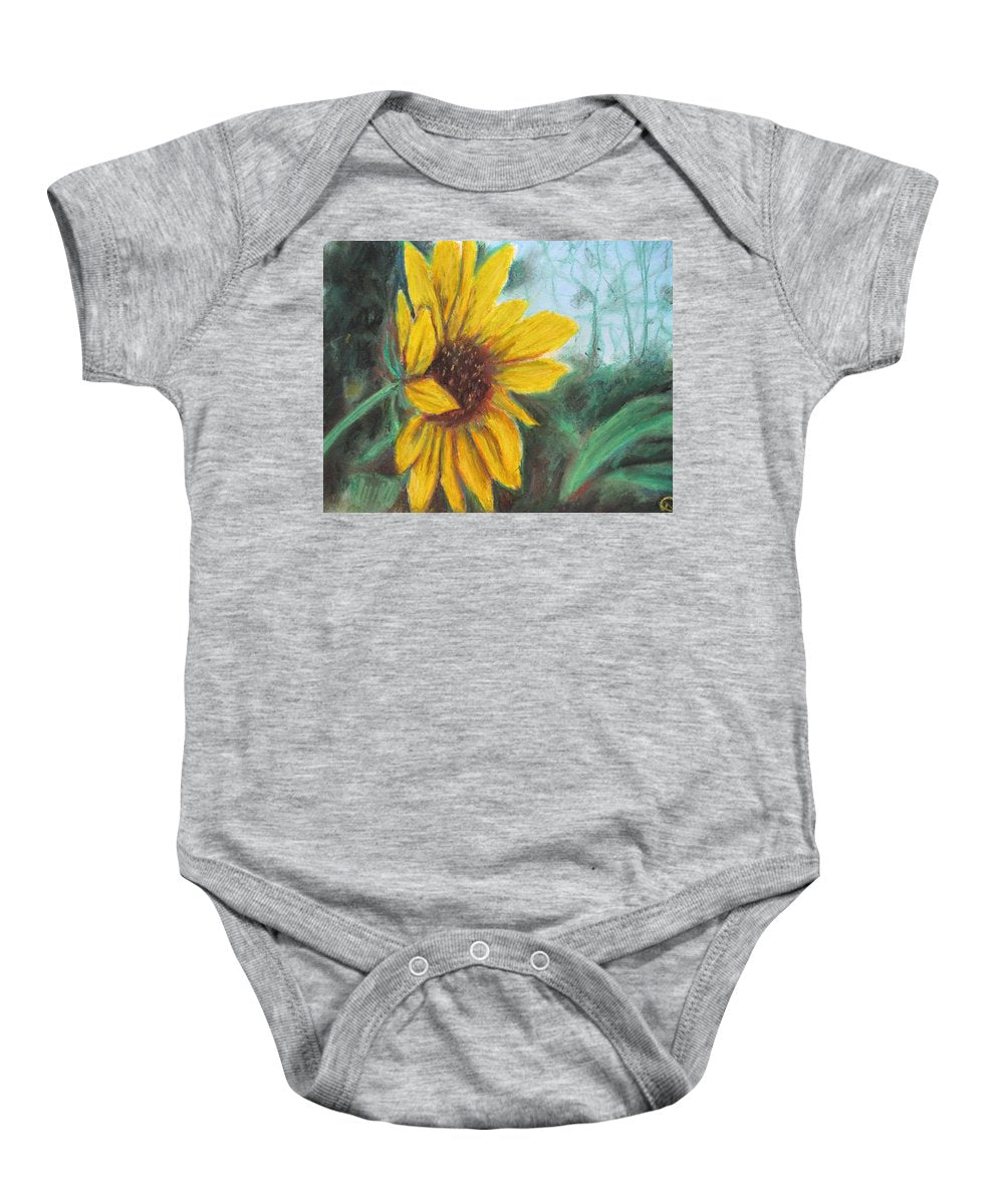 Sunflower View - Baby Onesie