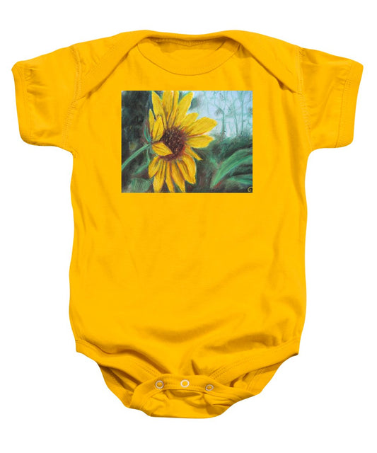 Sunflower View - Baby Onesie