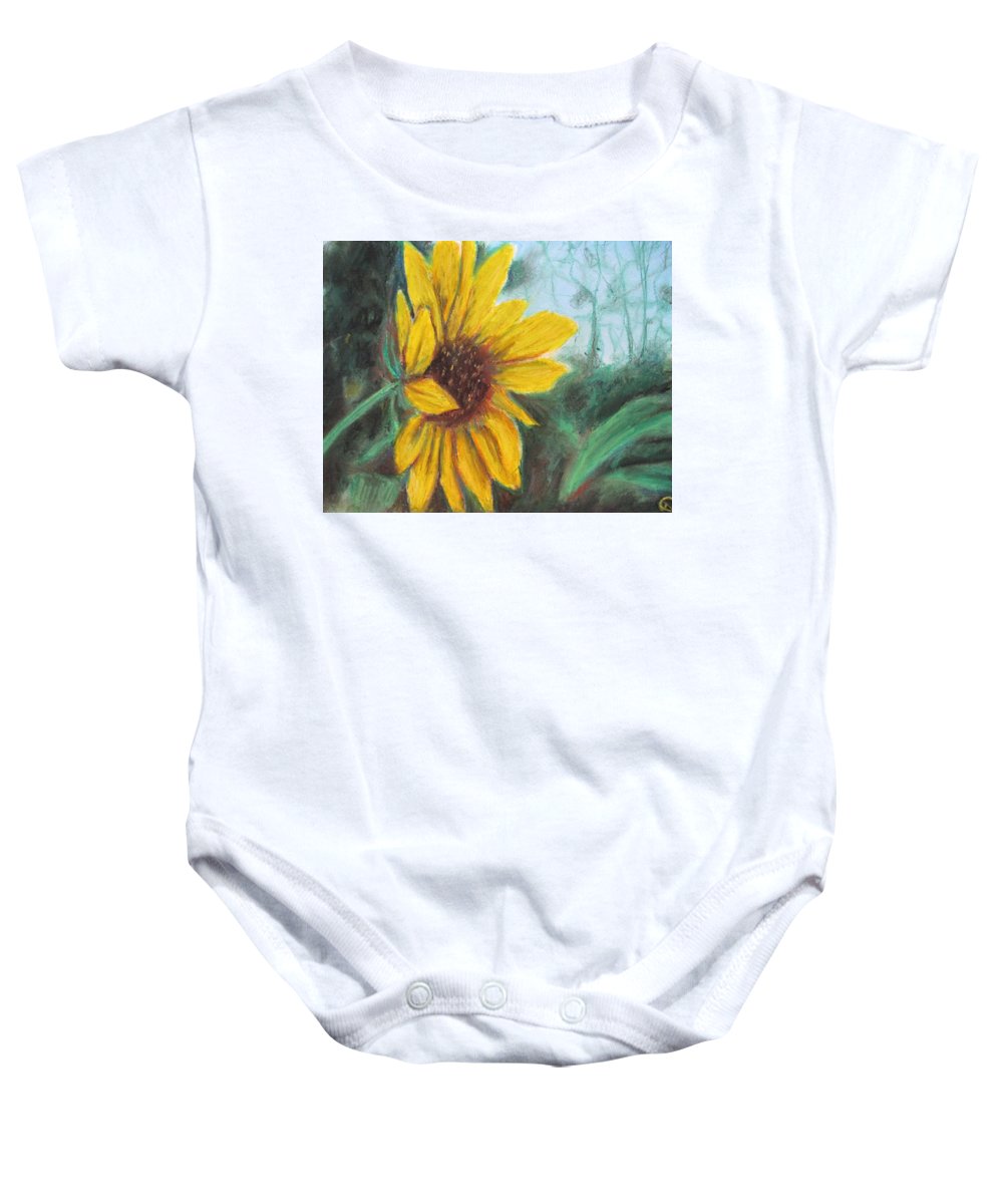 Sunflower View - Baby Onesie