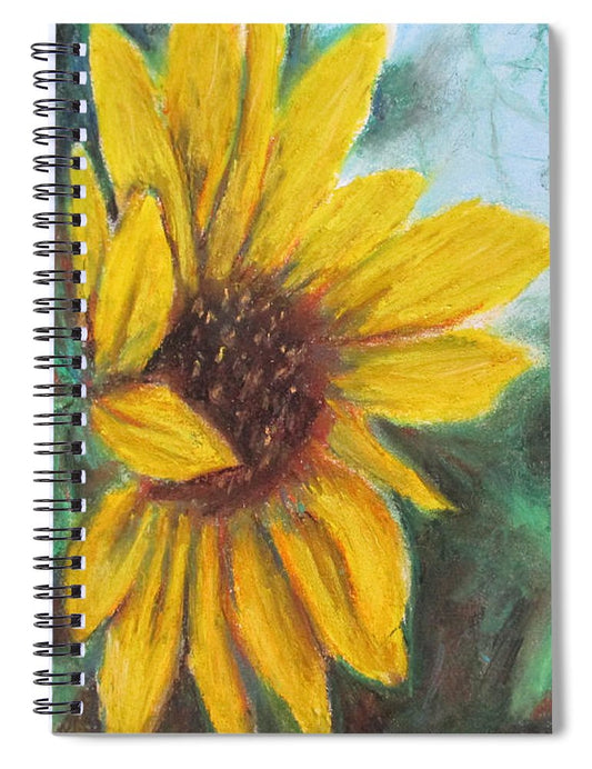 Sunflower View - Spiral Notebook