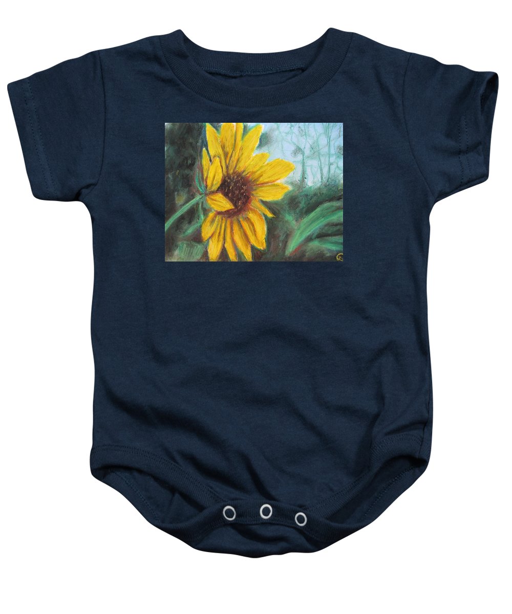 Sunflower View - Baby Onesie