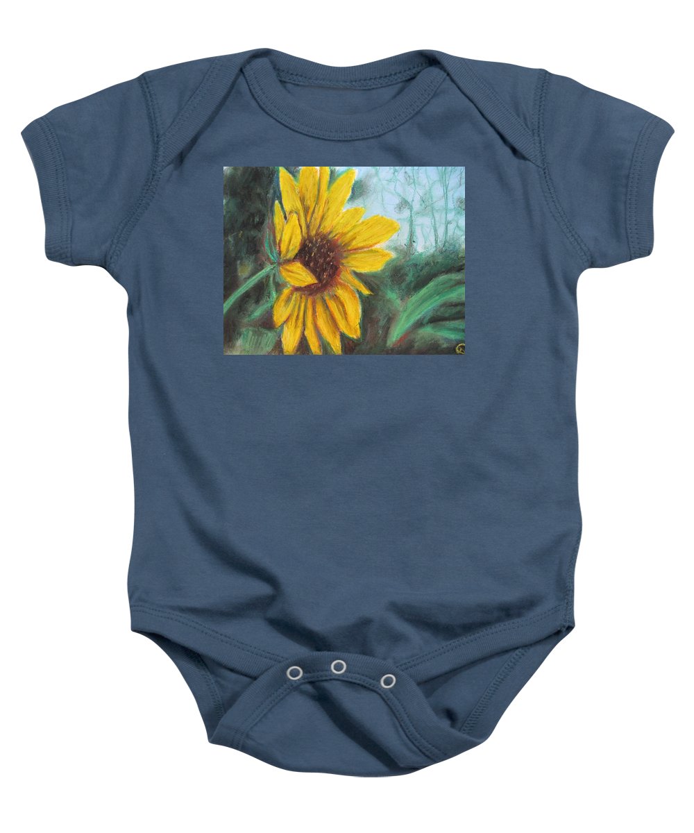 Sunflower View - Baby Onesie