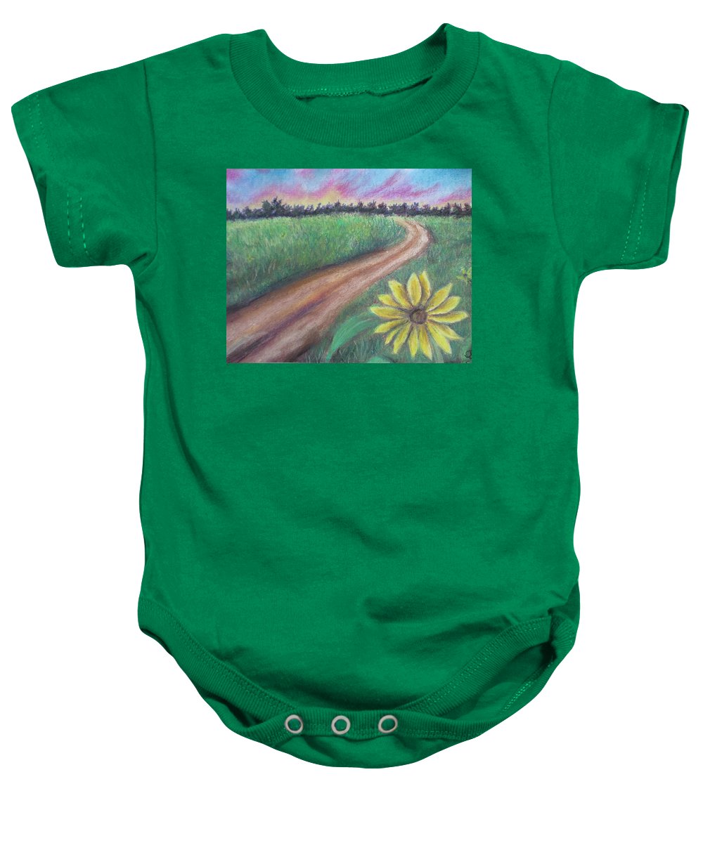 Sunflower Way - Baby Onesie