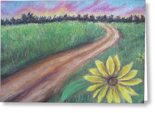 Sunflower Way - Greeting Card