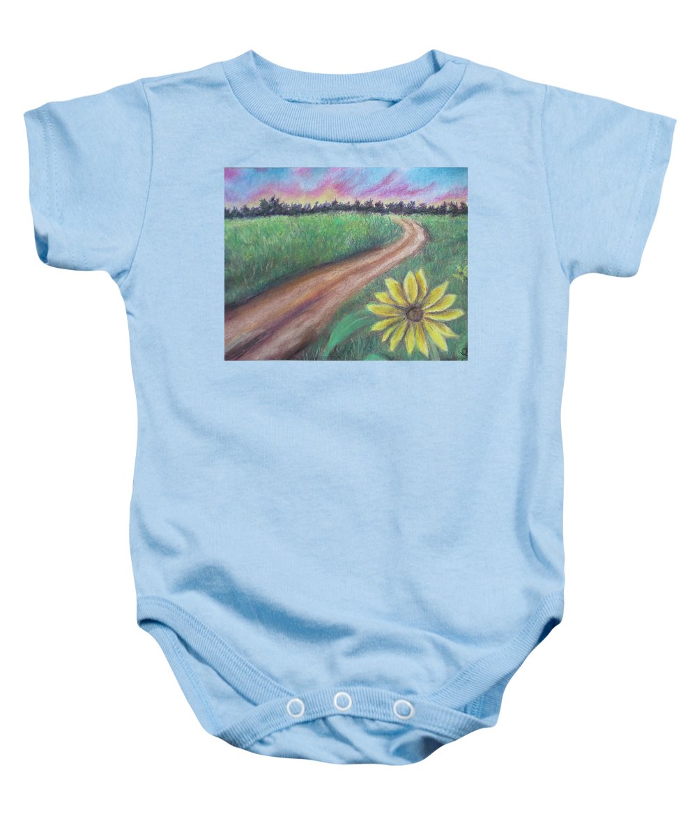 Sunflower Way - Baby Onesie