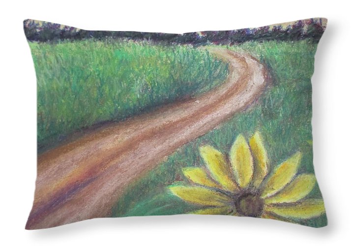 Sunflower Way - Throw Pillow