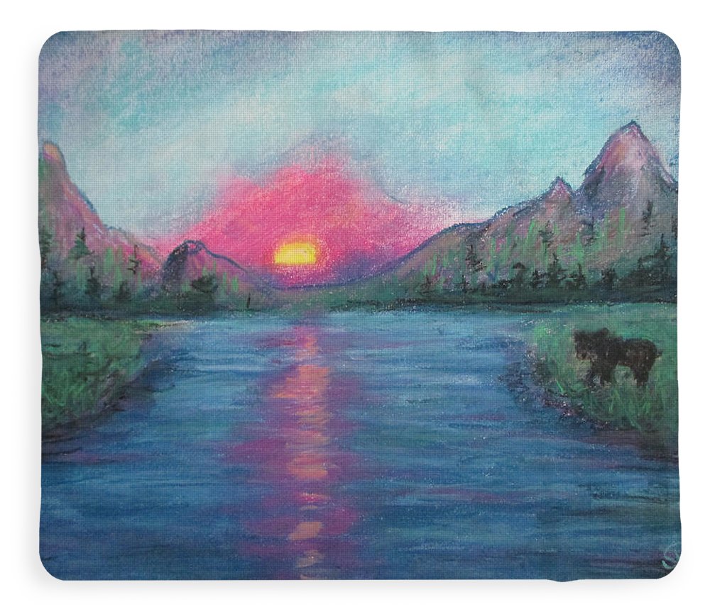 Poet and her Soul Speaking Paintings ~ prints, originals and more  Where the grass is greener View is cleaner Only because we earned it  Original Artwork and Poetry of Artist Jen Shearer  This is a original soft pastel painting printed on product.