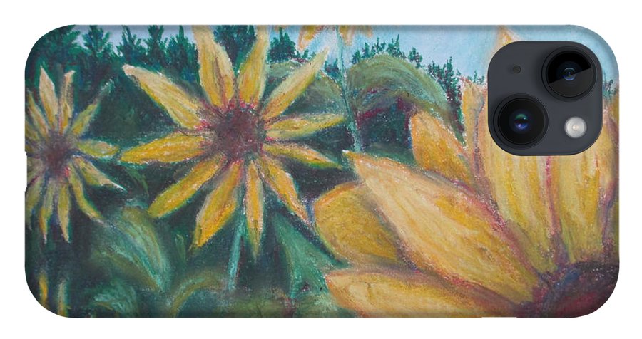 Poet and her Soul Speaking Paintings ~ prints, originals and more  Sunflowers dancing In the light prancing Swaying to reach the view A sunny day for flowers too  Original Artwork and Poetry of Artist Jen Shearer  This is a original painting printed on product.