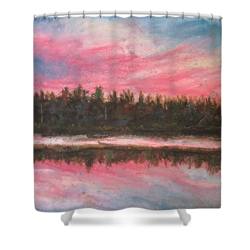 Sunny Side Sunset - Shower Curtain