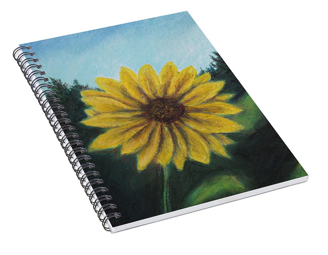 Sunny Sun Sun Flower - Spiral Notebook