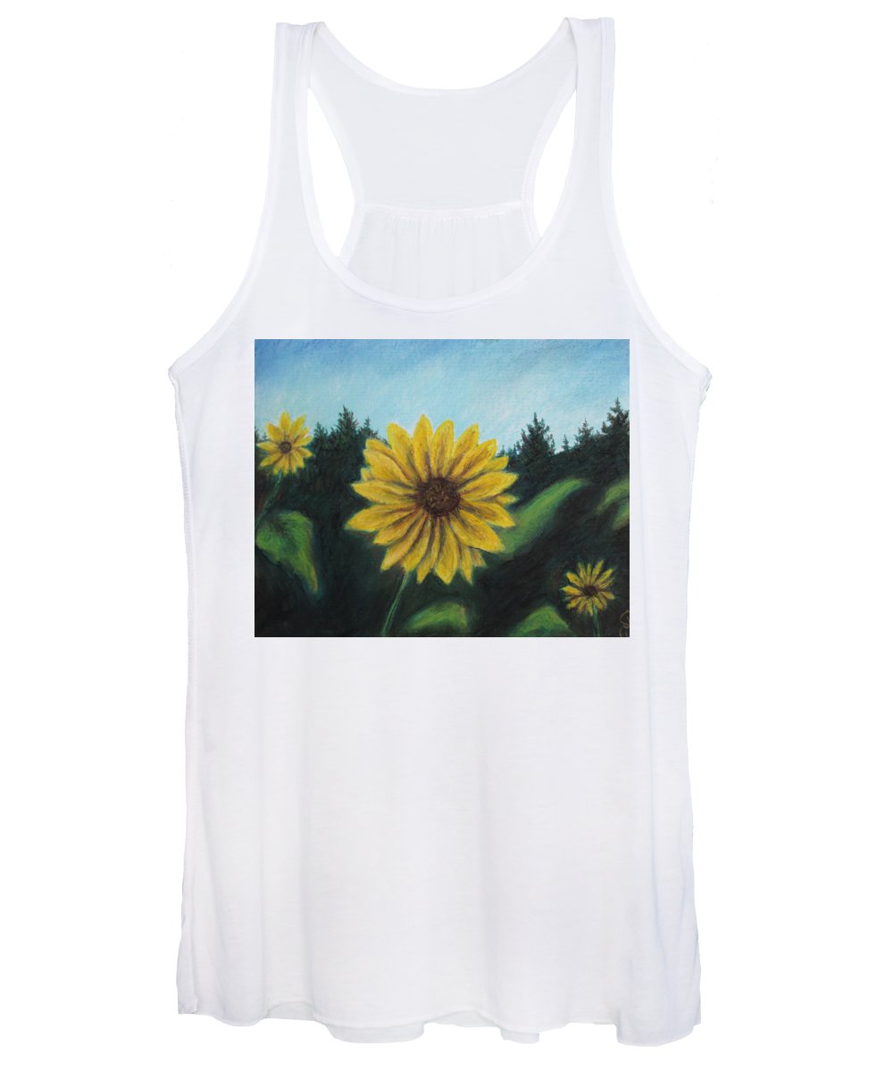 Sunny Sun Sun Flower - Women's Tank Top