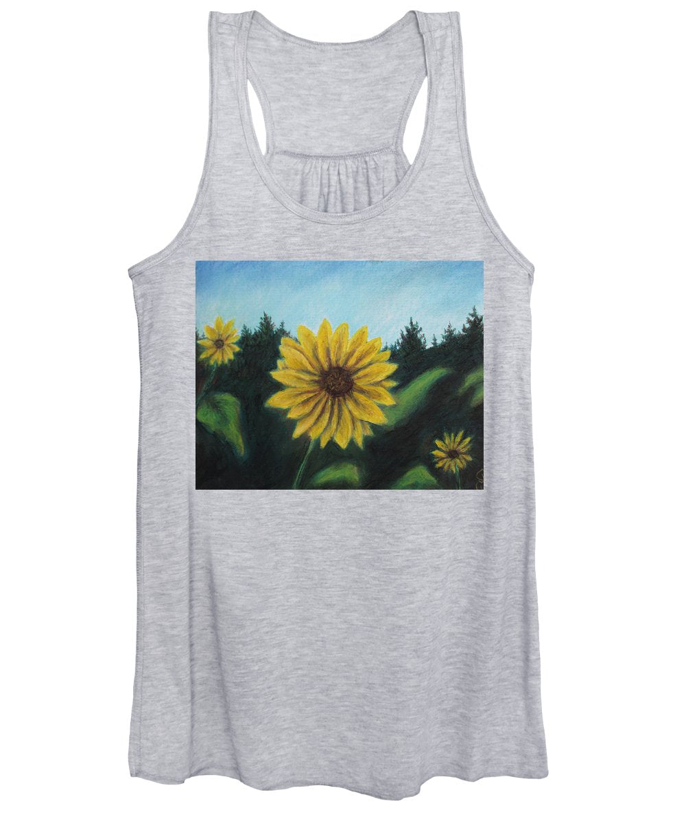 Sunny Sun Sun Flower - Women's Tank Top