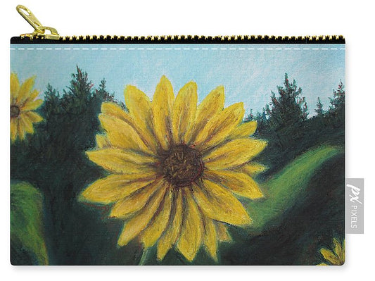 Sunny Sun Sun Flower - Carry-All Pouch