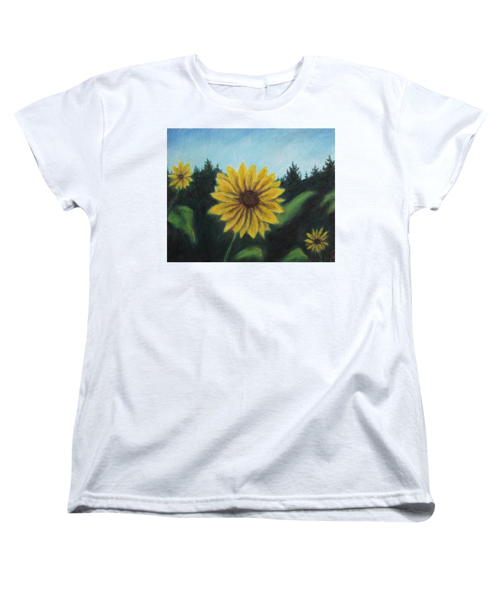 Sunny Sun Sun Flower - Women's T-Shirt (Standard Fit)