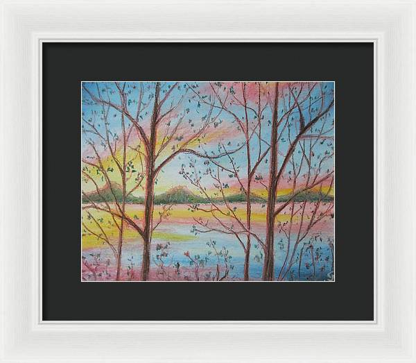 Sunny Woodlet - Framed Print