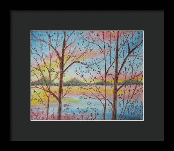 Sunny Woodlet - Framed Print