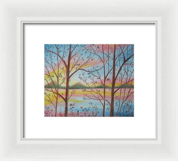 Sunny Woodlet - Framed Print