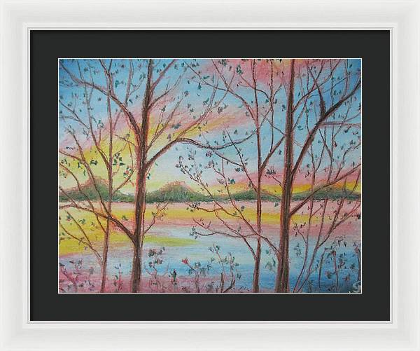 Sunny Woodlet - Framed Print