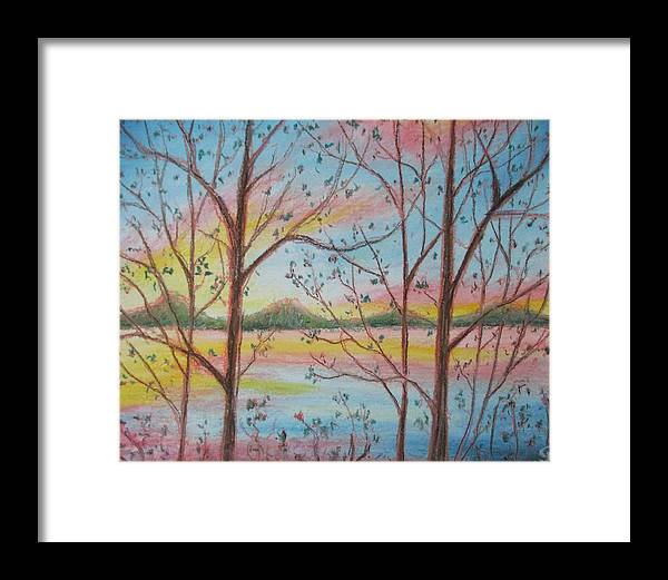 Sunny Woodlet - Framed Print