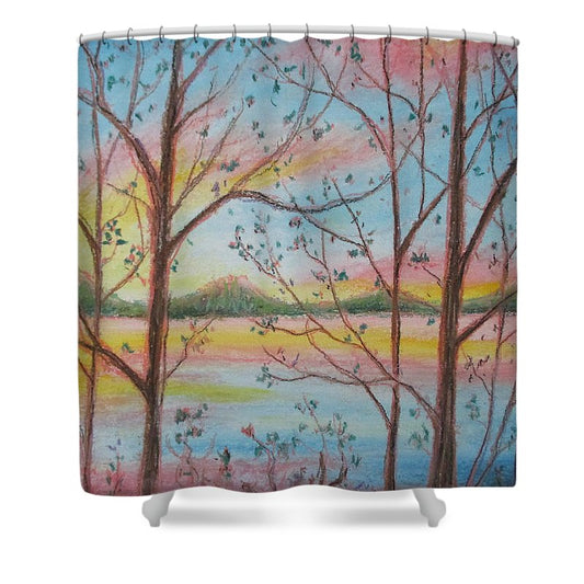 Sunny Woodlet - Shower Curtain