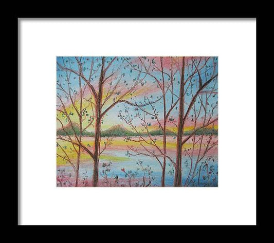 Sunny Woodlet - Framed Print