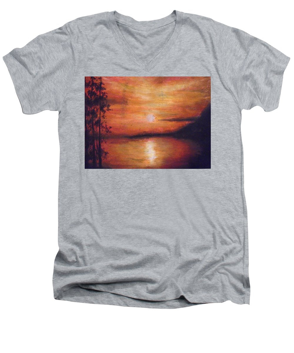 Sunset Addict - Men's V-Neck T-Shirt