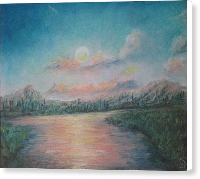 Sunset Dream Streams - Canvas Print