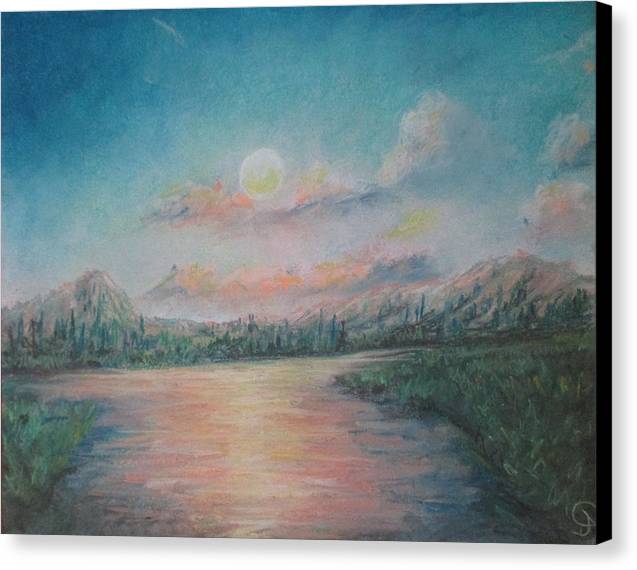 Sunset Dream Streams - Canvas Print