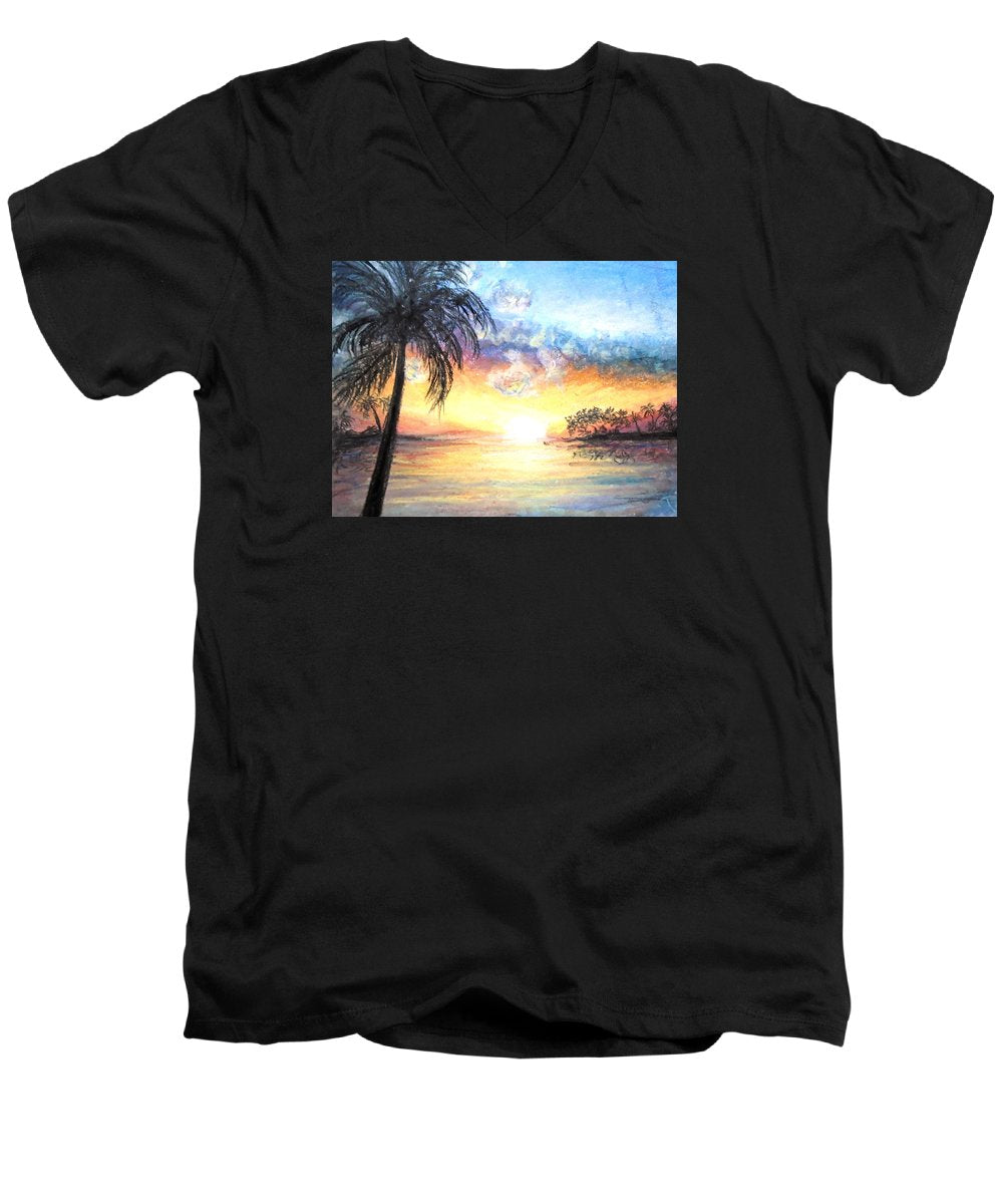 Sunset Exotics - Men's V-Neck T-Shirt