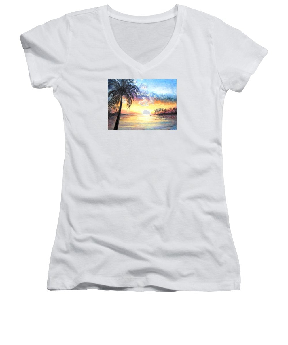 Sunset Exotics - Women's V-Neck