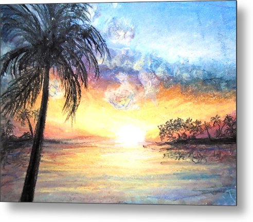 Sunset Exotics - Metal Print