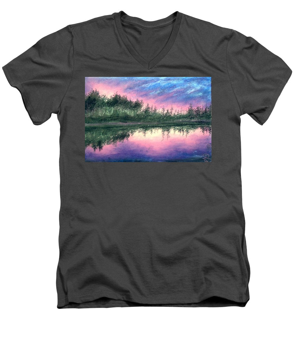 Sunset Gush - Men's V-Neck T-Shirt