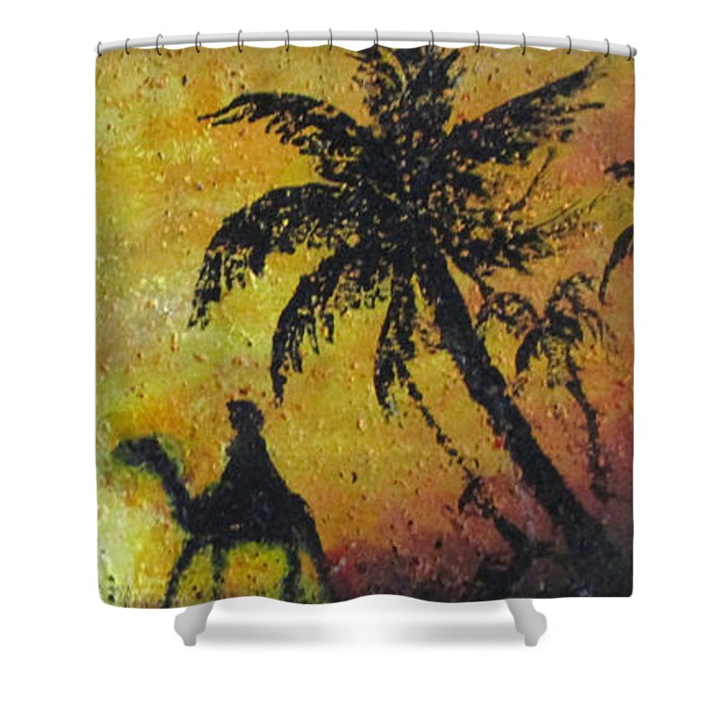 Sunset Of Giza - Shower Curtain