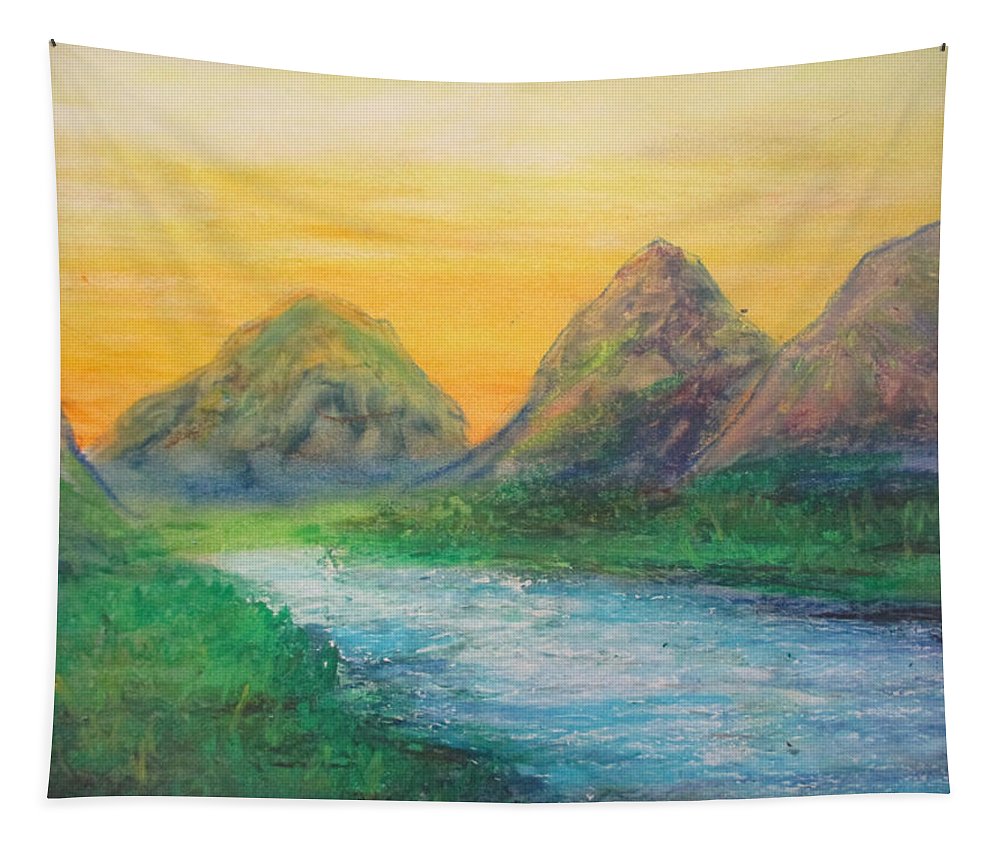 Sunset Yellow - Tapestry