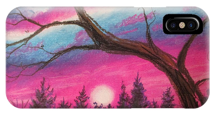 Sunsetting Tree - Phone Case