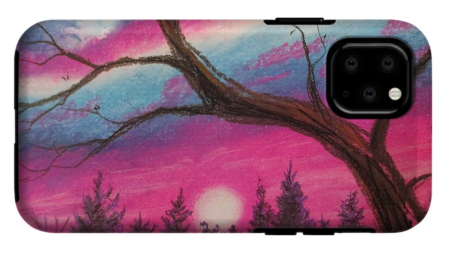 Sunsetting Tree - Phone Case