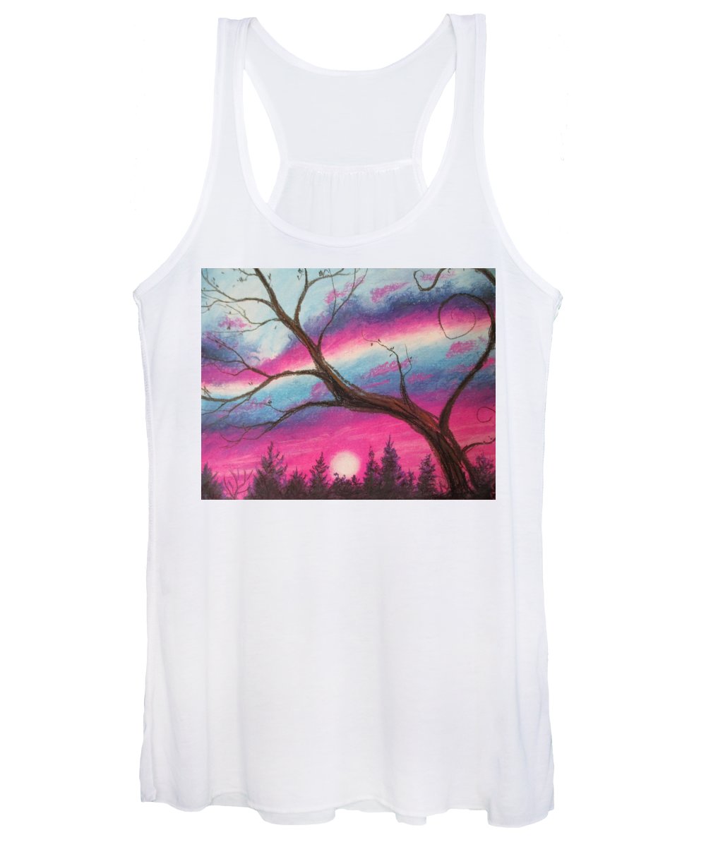 Sunsetting Tree - Women's Tank Top