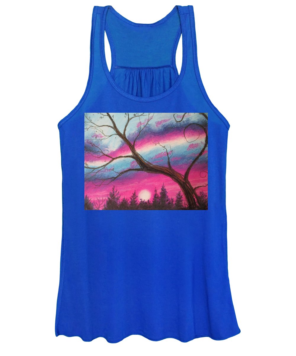 Sunsetting Tree - Women's Tank Top