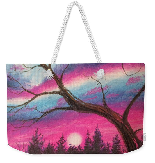 Sunsetting Tree - Weekender Tote Bag