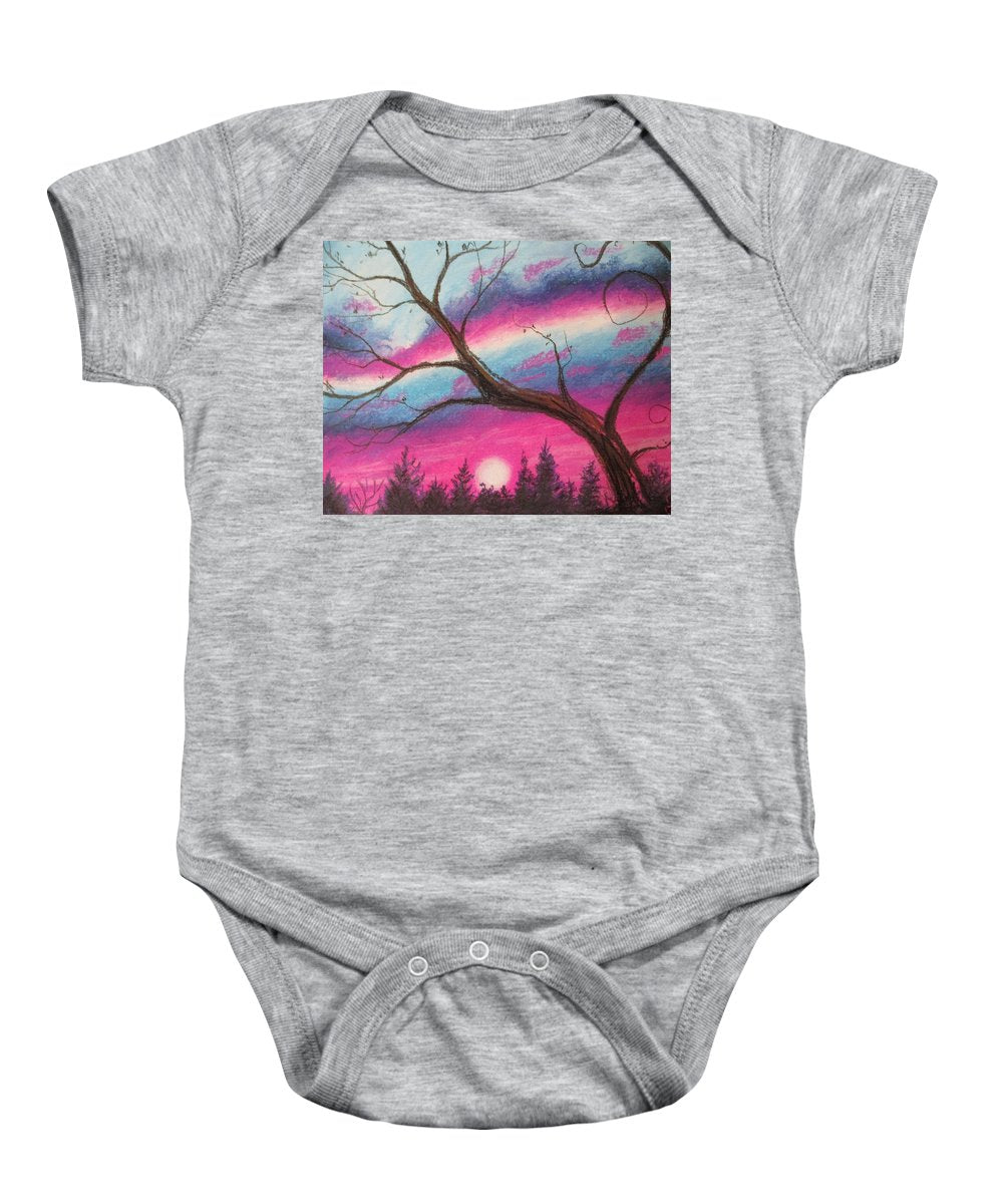 Sunsetting Tree - Baby Onesie