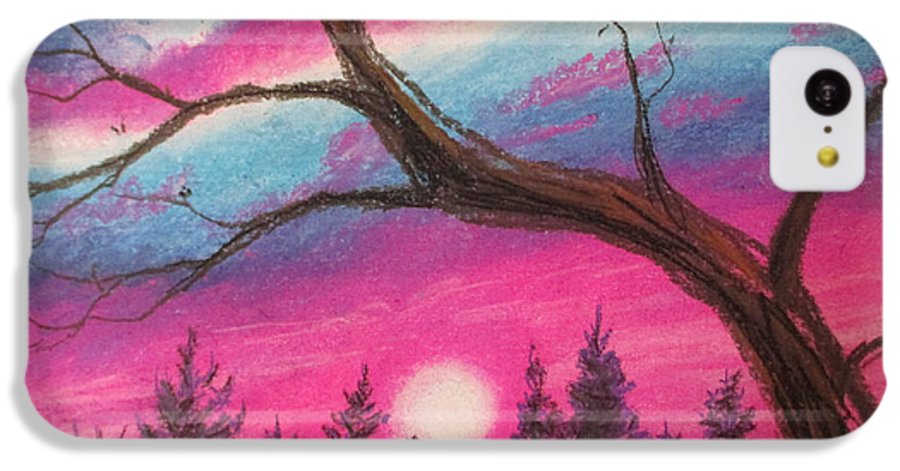 Sunsetting Tree - Phone Case