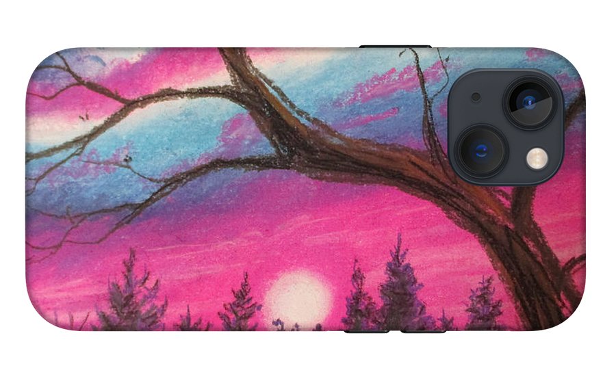 Sunsetting Tree - Phone Case