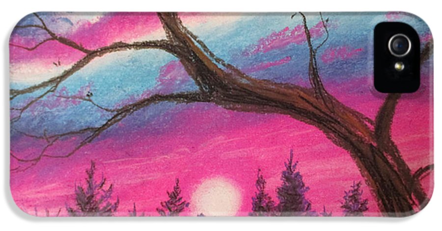 Sunsetting Tree - Phone Case