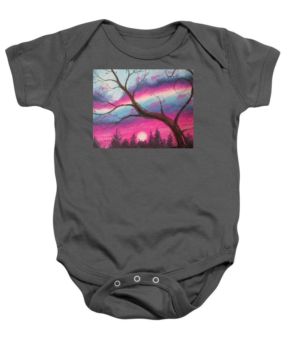 Sunsetting Tree - Baby Onesie