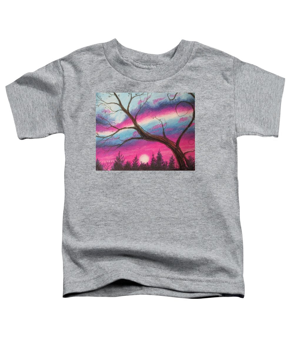 Sunsetting Tree - Toddler T-Shirt