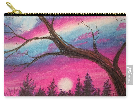 Sunsetting Tree - Carry-All Pouch