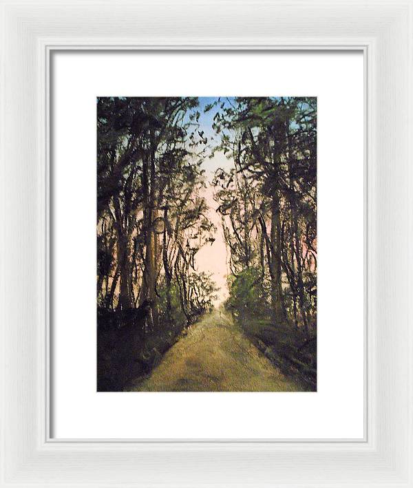 The Walk Through - Framed Print