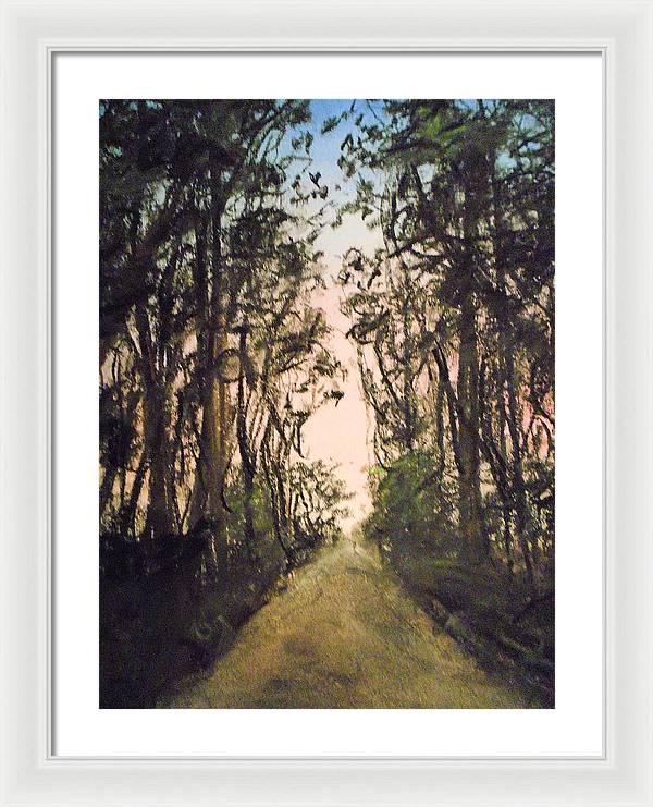 The Walk Through - Framed Print